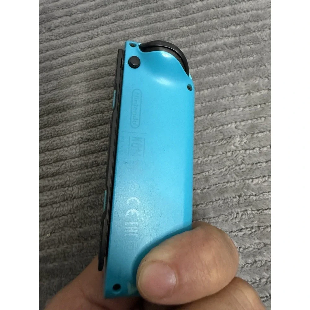 Official Nintendo Switch Joy-Con - Left Neon Blue HAC-015 , Tested and works!!